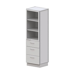 Шкаф для хранения оборудования и посуды AB SG 60.50.200 1G/3DR