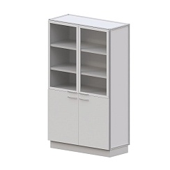 Шкаф для хранения оборудования и посуды AB SG 120.50.200 2G/2B