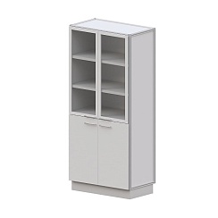 Шкаф для хранения оборудования и посуды AB SG 90.50.200 2G/2B