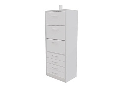 Шкаф хранения сухих химических реактивов AB SP 60.50.200 7DR MET