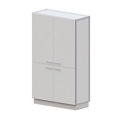 Шкаф для хранения оборудования и посуды AB SG 120.50.200 2B/2B