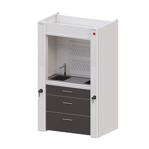 Шкаф вытяжной для мытья посуды AB FCW 120.90.90/240